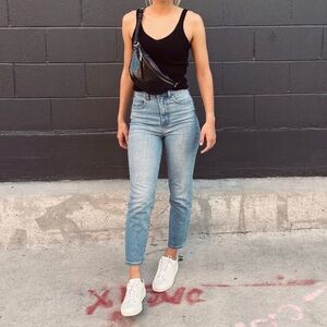 Black Express knit Sleeveless Top